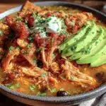 creamy crockpot chicken tortilla soup - featured image
