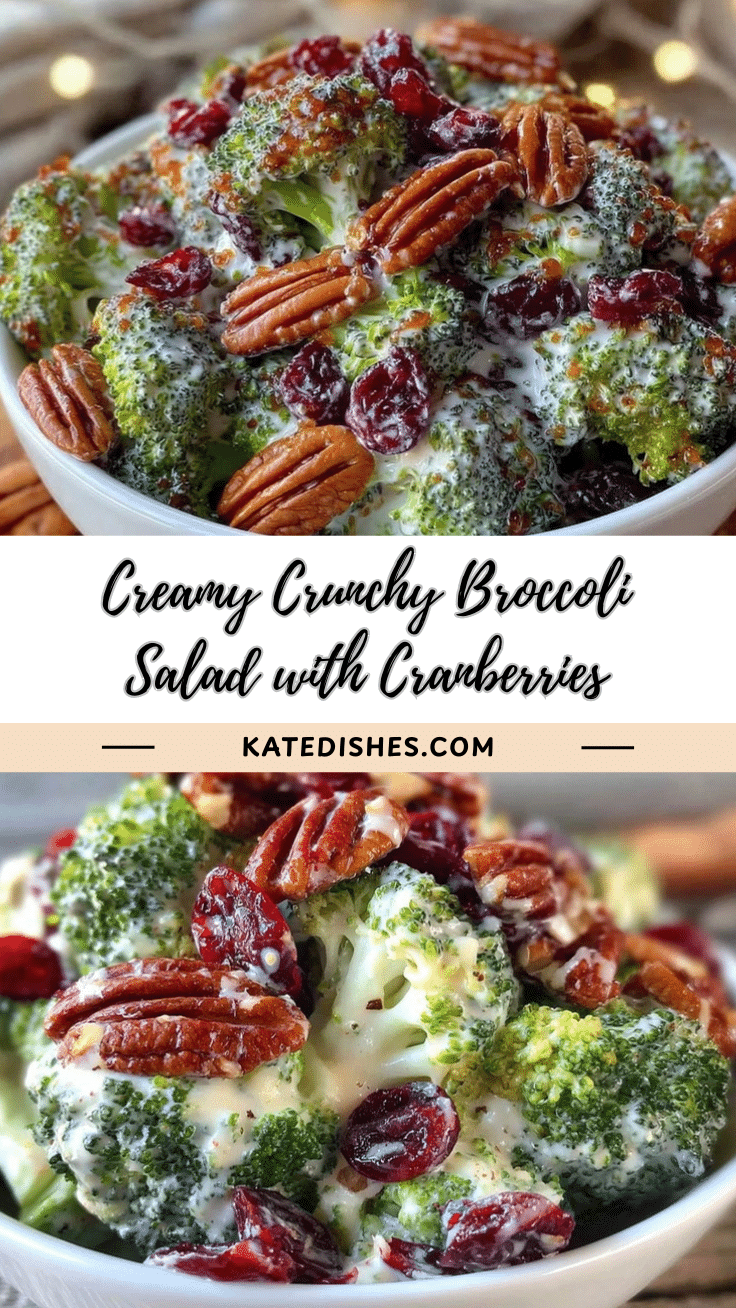 creamy crunchy broccoli salad recipe