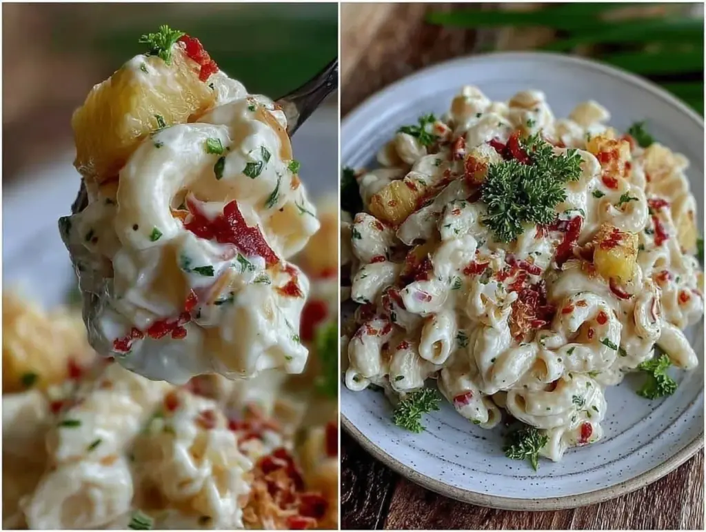 creamy Hawaiian macaroni salad - featured image