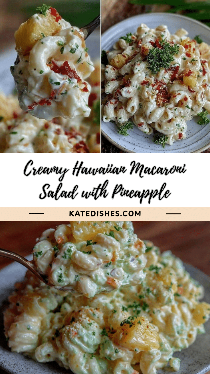 creamy Hawaiian macaroni salad recipe