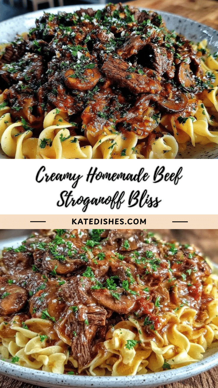 creamy homemade beef stroganoff recipe