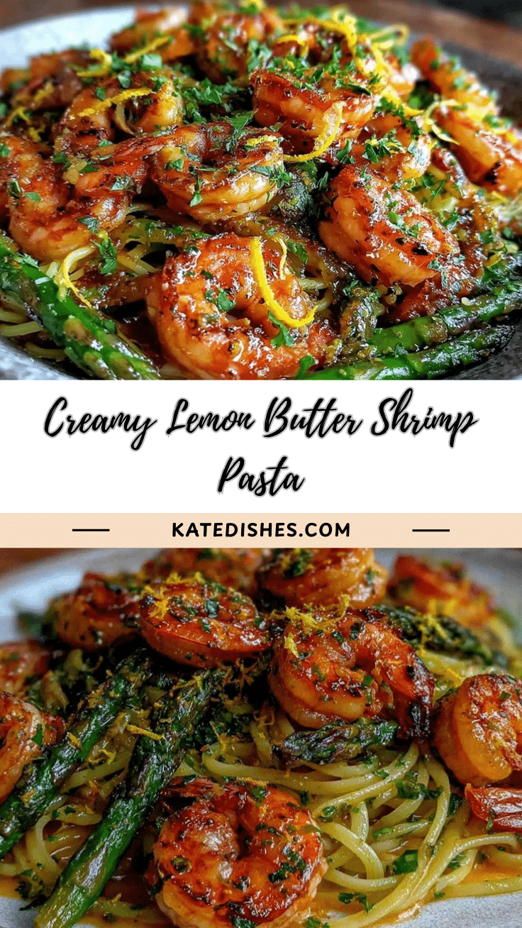 creamy lemon butter shrimp pasta recipe