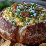 creamy mexican street corn dip - featured image