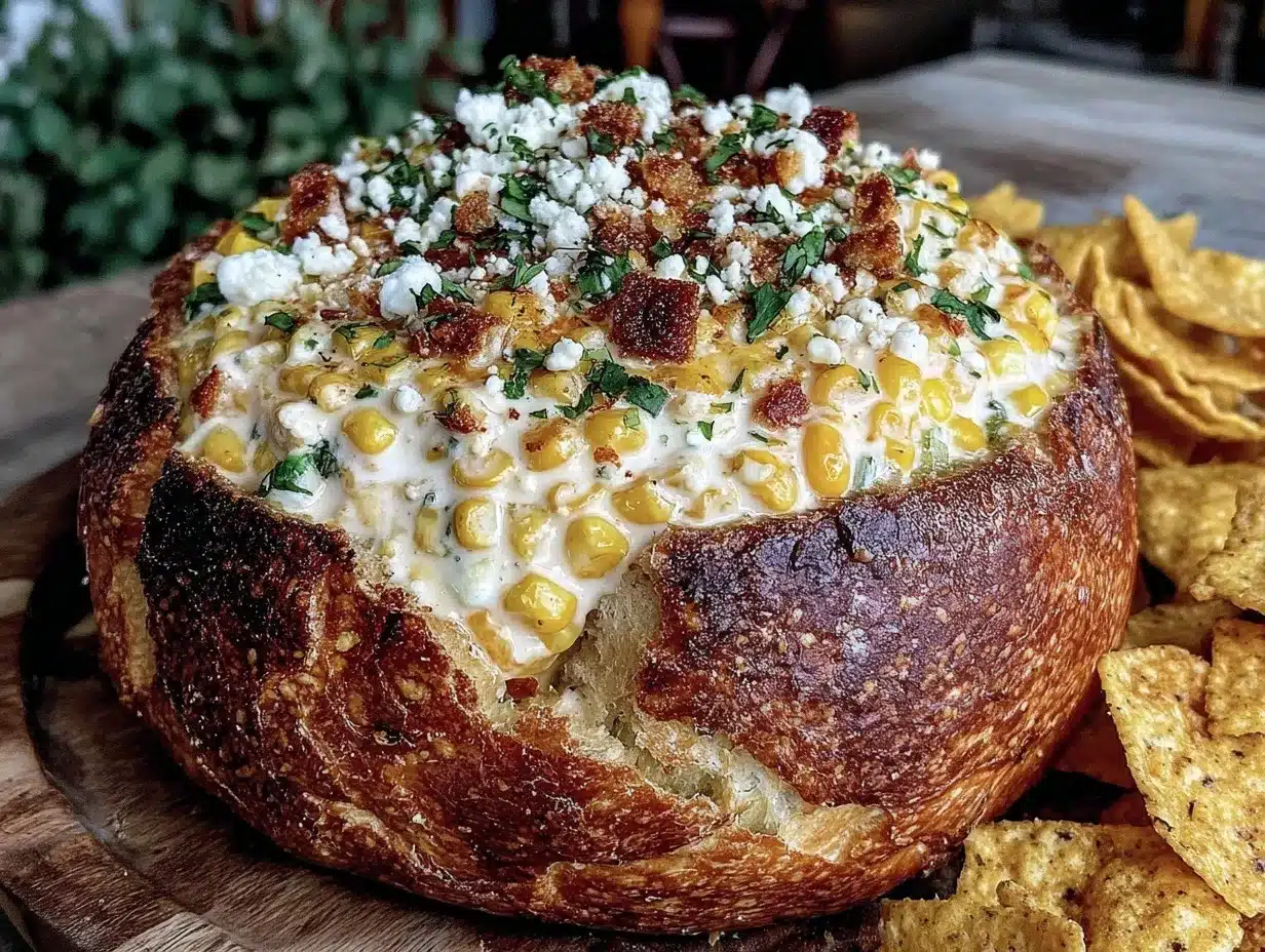 creamy mexican street corn dip preparation steps