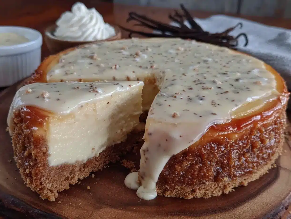 creamy New York style baked cheesecake preparation steps