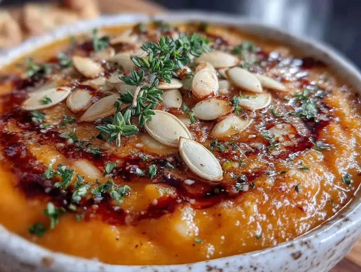 creamy one-pan pumpkin and white bean soup preparation steps