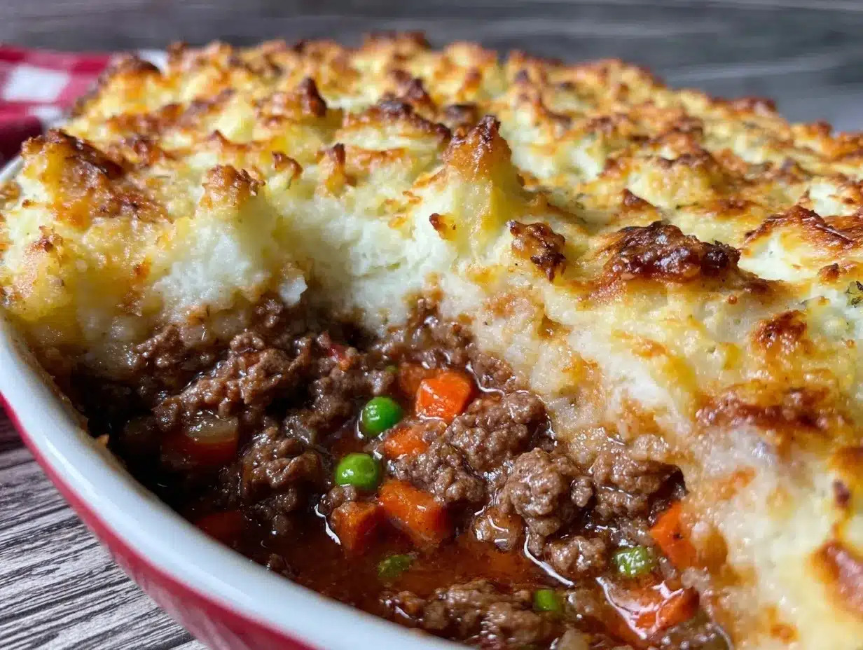 creamy one-pot shepherd’s pie preparation steps