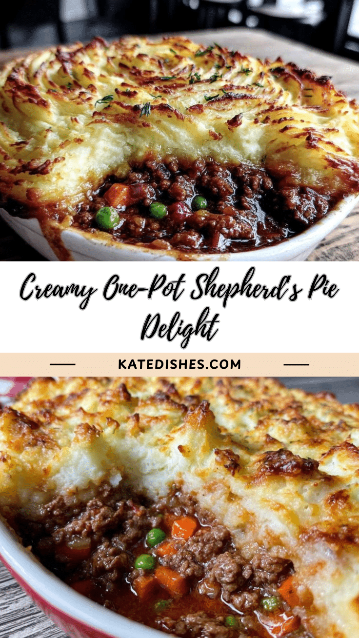 creamy one-pot shepherd’s pie recipe