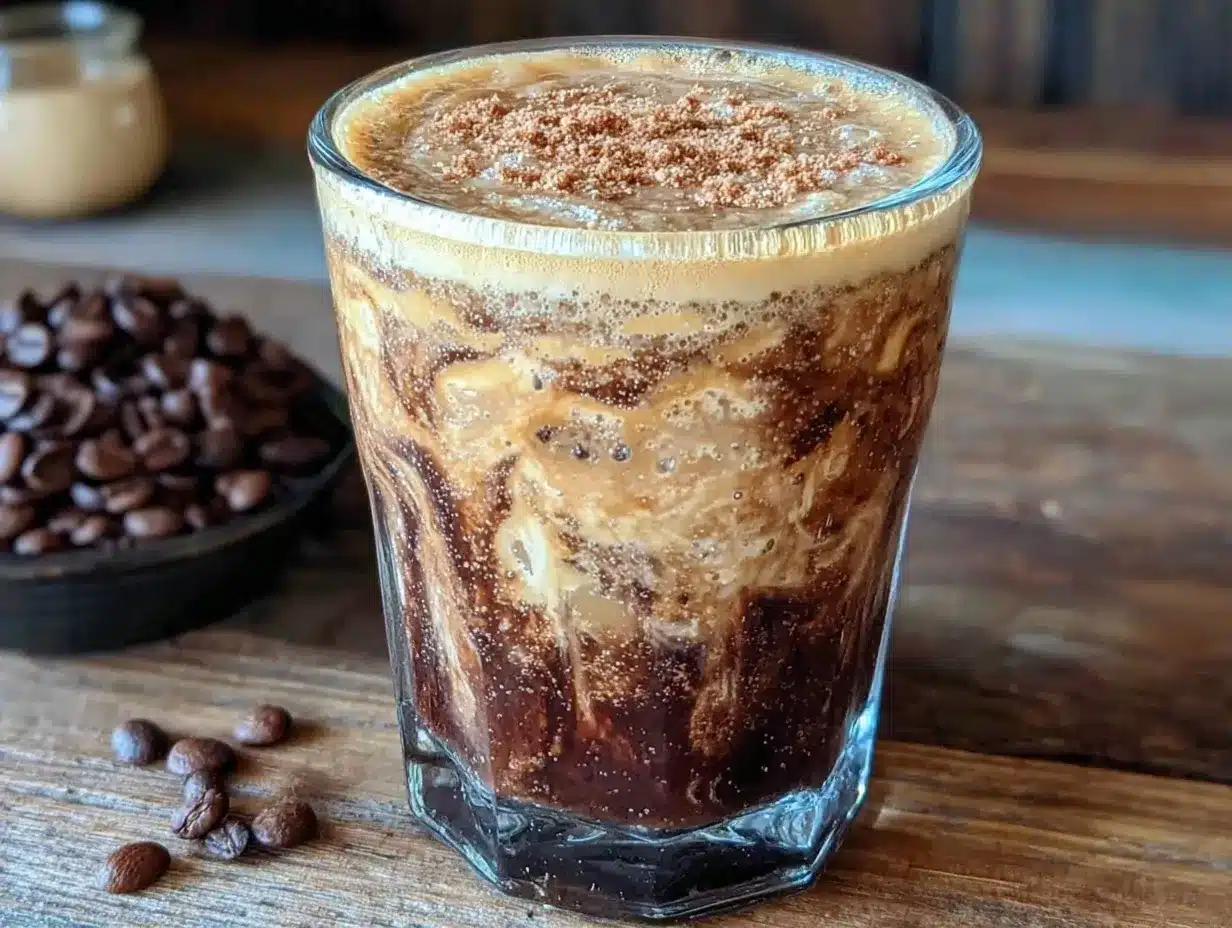 creamy protein coffee smoothie recipe preparation steps