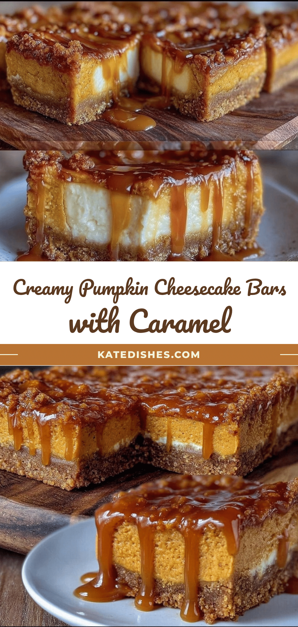 creamy pumpkin cheesecake bars recipe