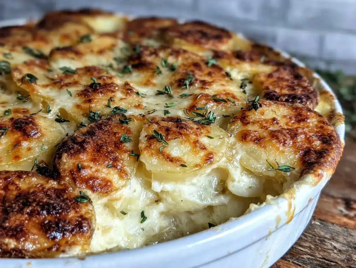 creamy scalloped potatoes preparation steps