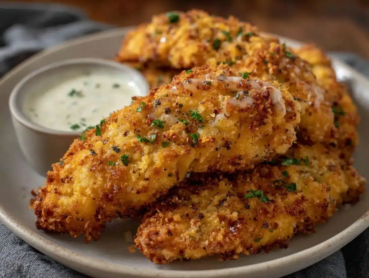 crispy air fryer chicken tenders preparation steps