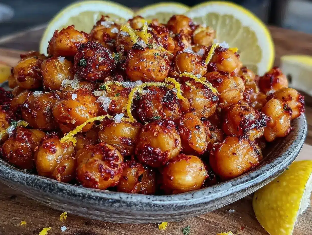 crispy air fryer chickpeas preparation steps