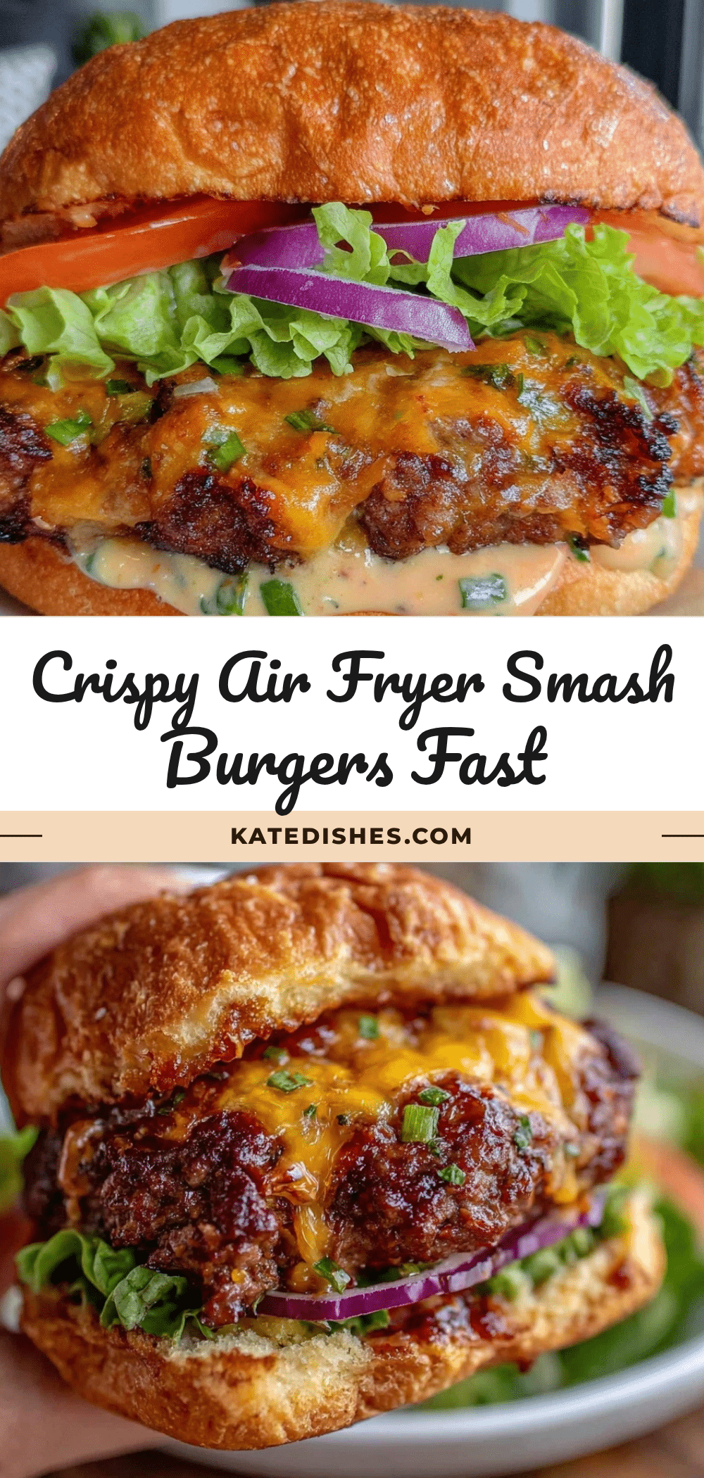 crispy air fryer smash burgers recipe
