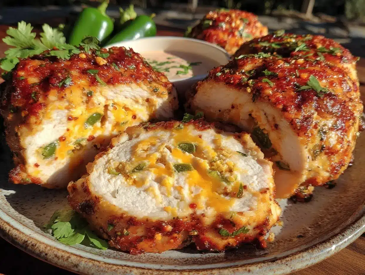 crispy air fryer stuffed jalapeño cheddar chicken breasts preparation steps