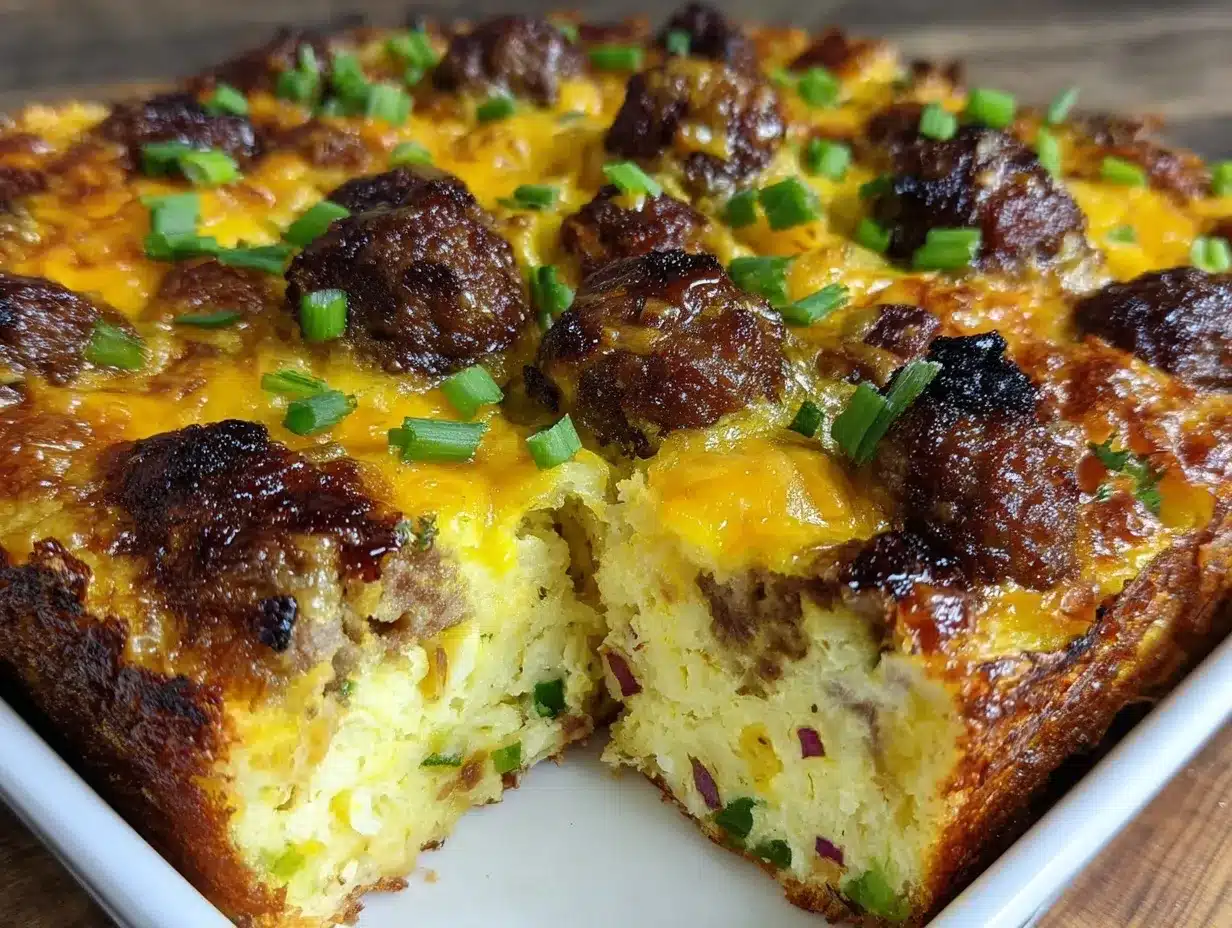Crispy Amish Breakfast Casserole preparation steps