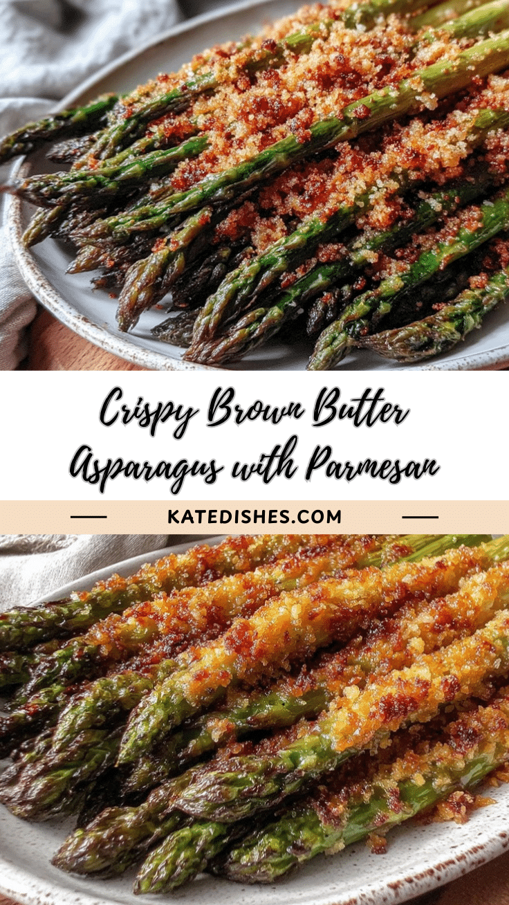 crispy brown butter roasted asparagus recipe