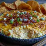 crispy buffalo chicken dip - featured image