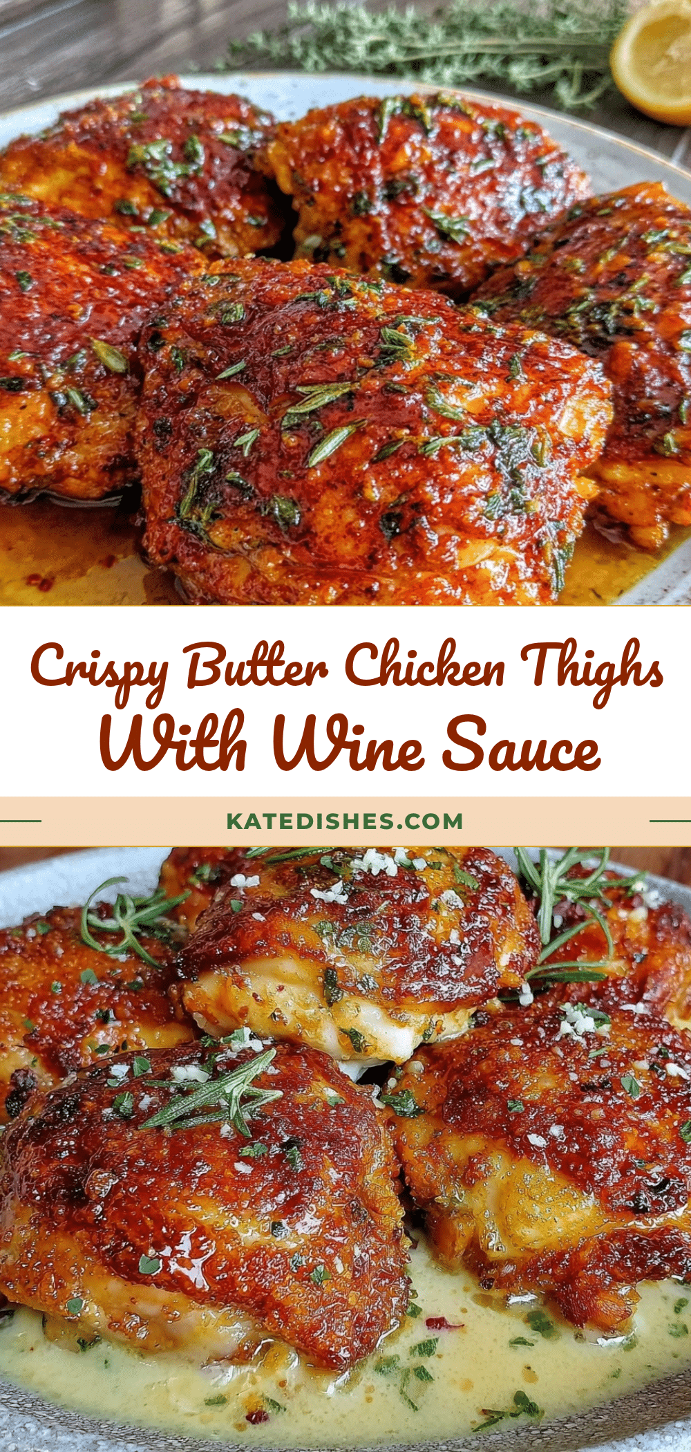 crispy butter chicken thighs recipe