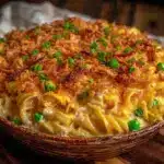 crispy classic tuna noodle casserole - featured image