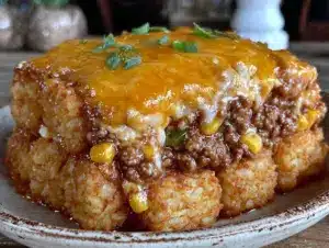 crispy cowboy casserole - featured image
