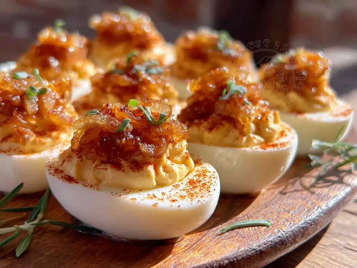 crispy deviled eggs preparation steps