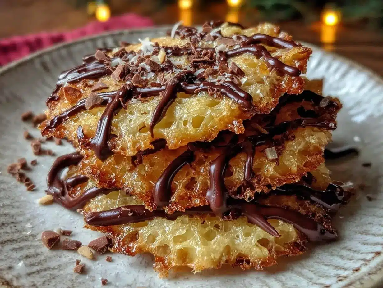 crispy florentine lace cookies preparation steps