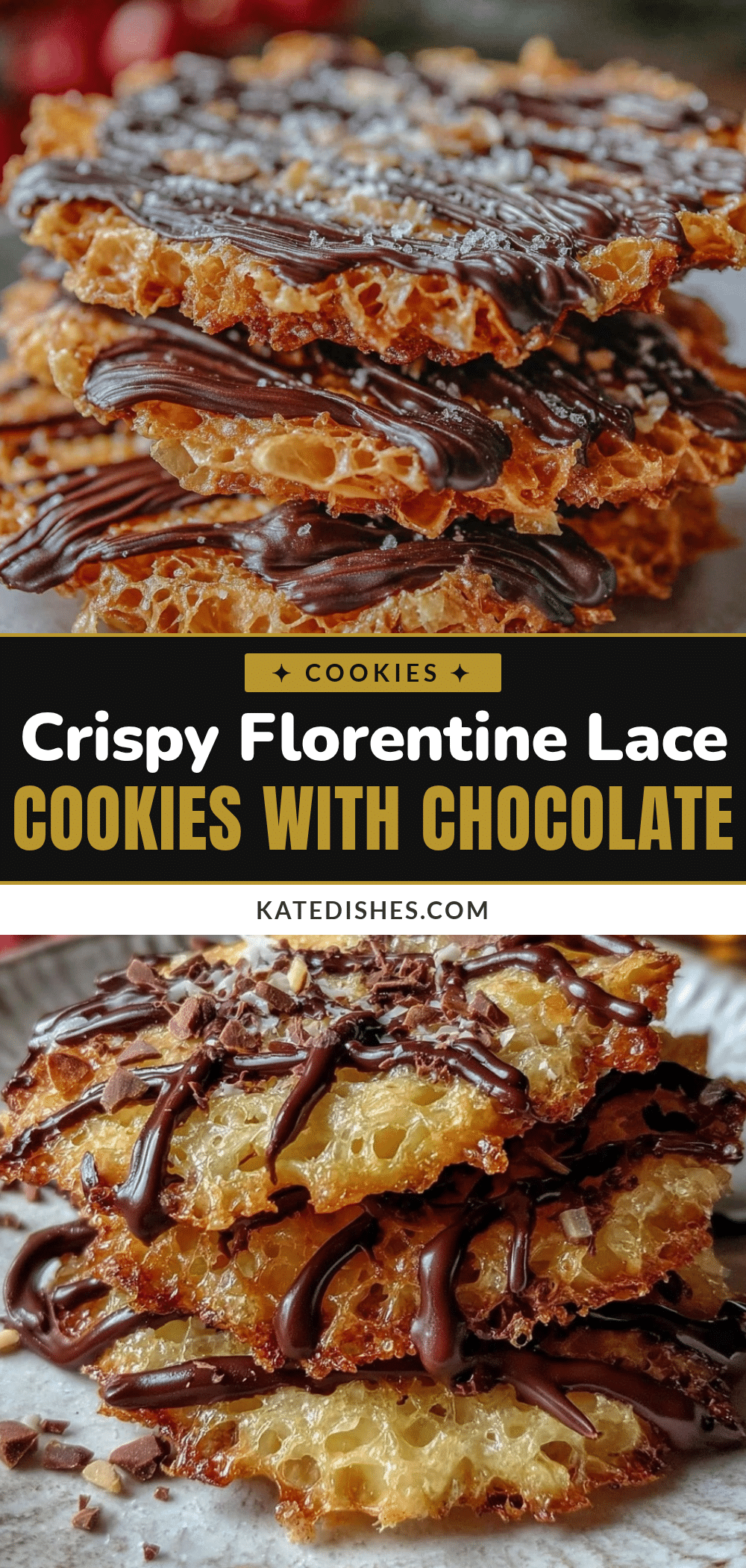 crispy florentine lace cookies recipe