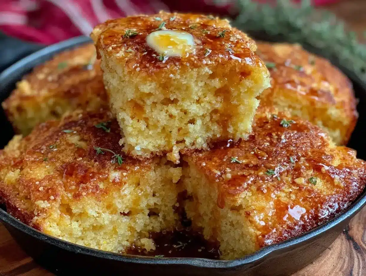 crispy mamas skillet cornbread preparation steps