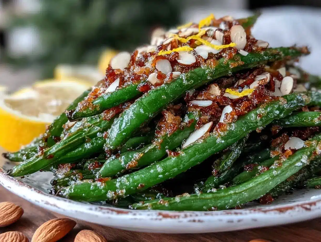 crispy parmesan roasted green beans preparation steps