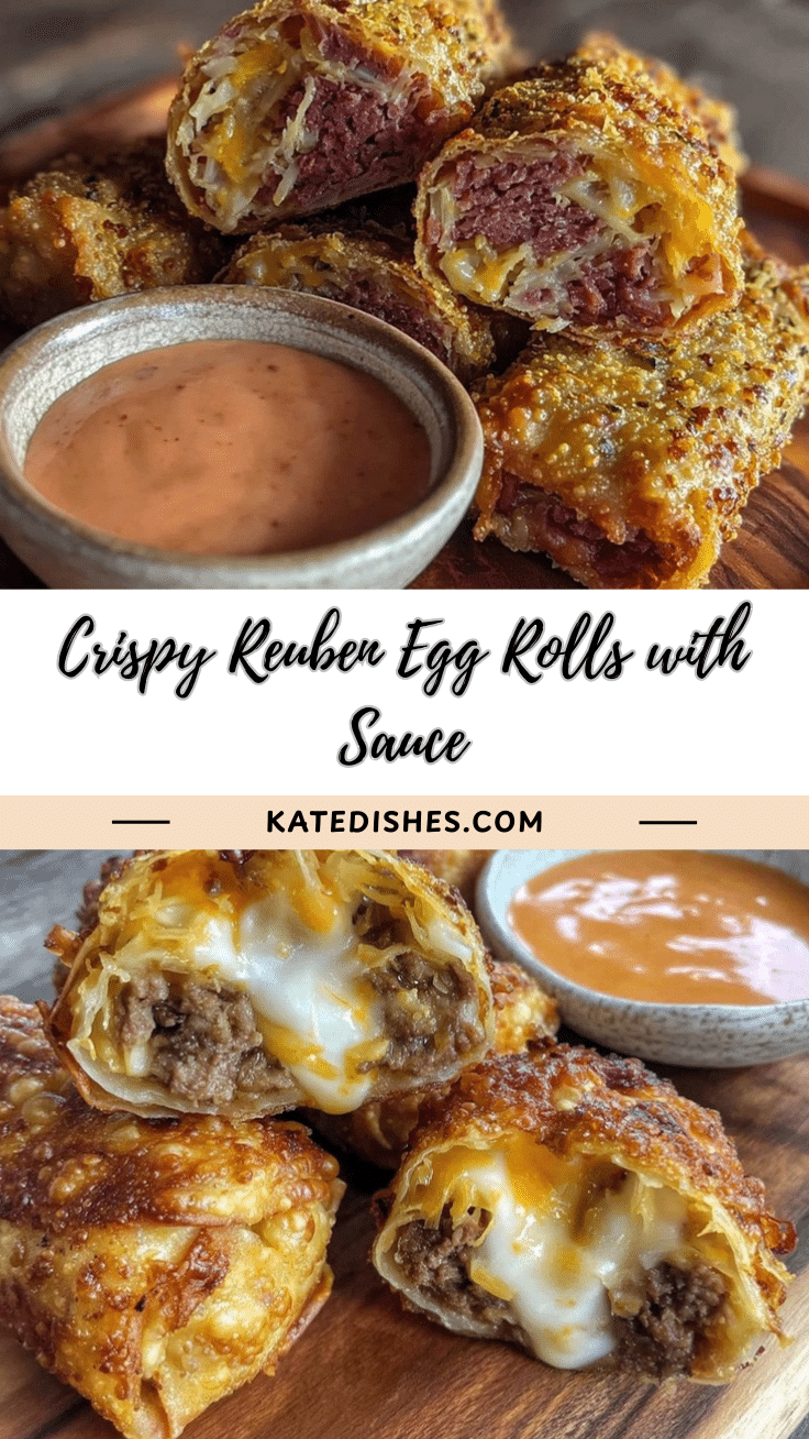 crispy reuben egg rolls recipe
