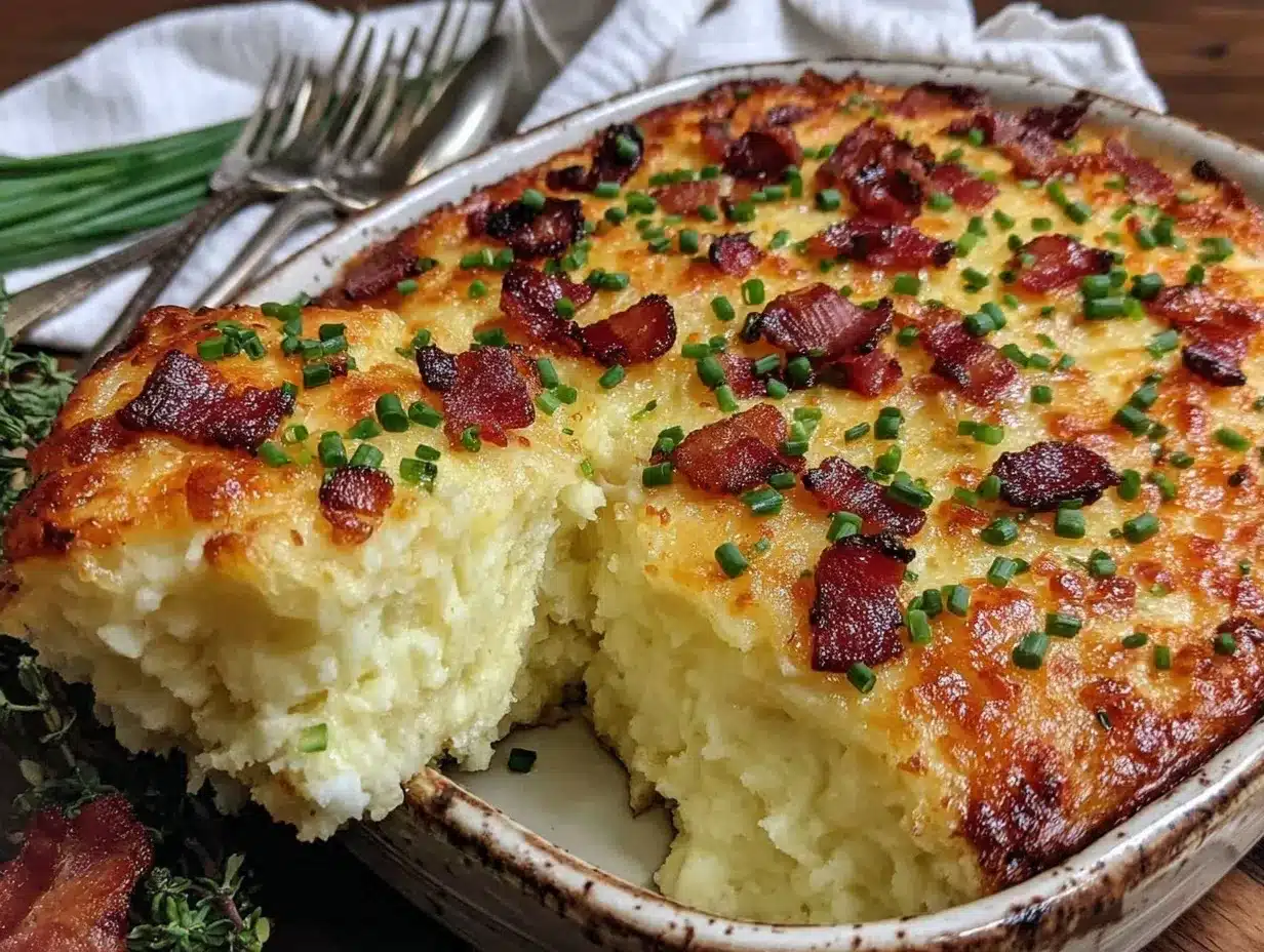 crispy twice baked potato casserole preparation steps