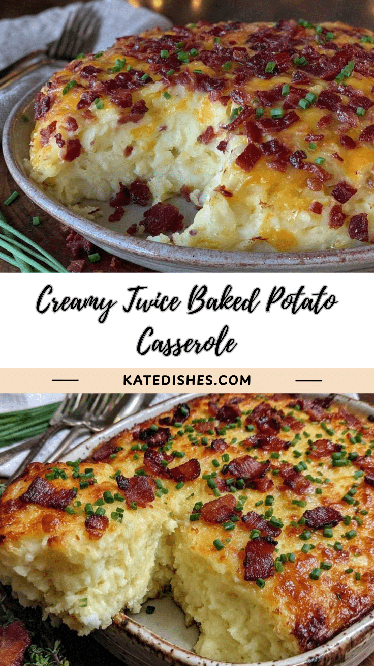crispy twice baked potato casserole recipe