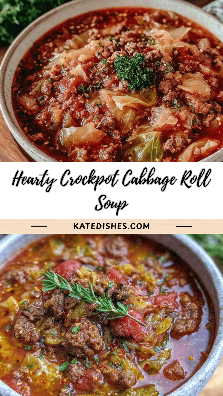 crockpot cabbage roll soup recipe