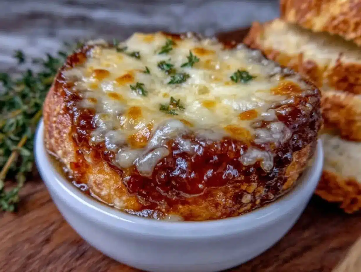 crockpot French onion soup preparation steps
