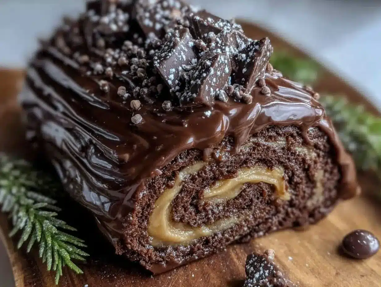 decadent yule log recipe preparation steps