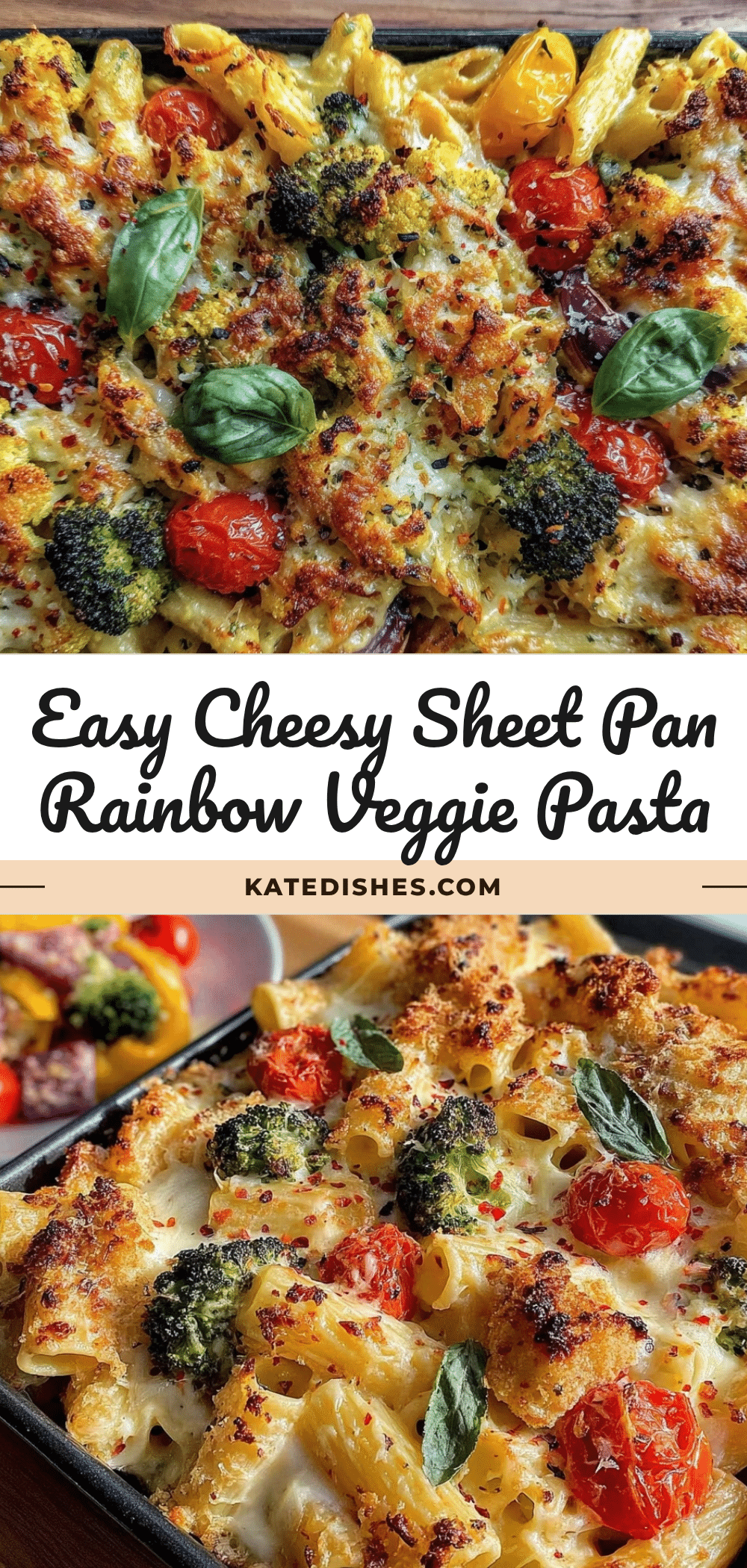 easy cheesy sheet pan pasta bake recipe