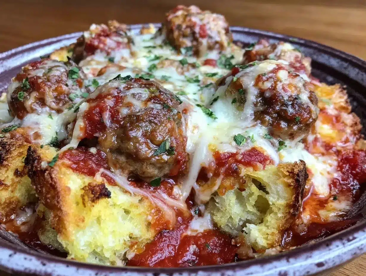 easy crockpot meatball sub casserole preparation steps
