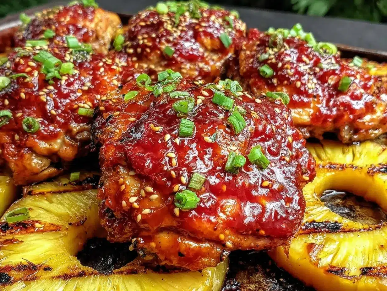 Easy Juicy Sheet Pan Hawaiian Chicken preparation steps