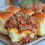 easy juicy sheet pan sloppy joes - featured image
