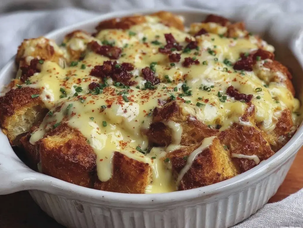 Eggs Benedict casserole - featured image