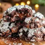 espresso chocolate crinkle cookies - featured image