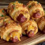 firecracker hot dogs wrapped in crescent rolls - featured image