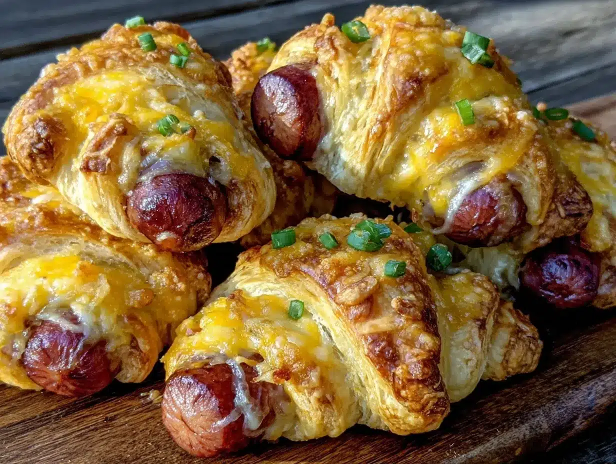firecracker hot dogs wrapped in crescent rolls preparation steps