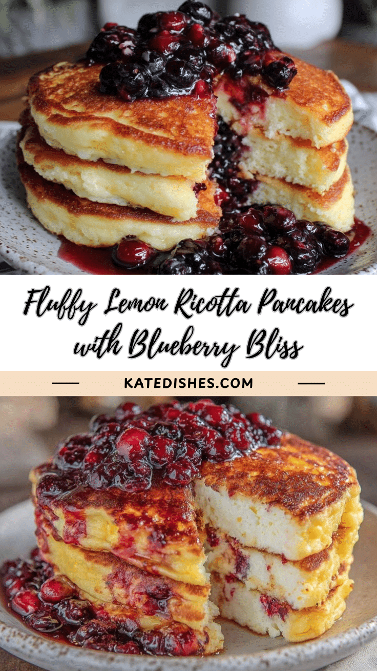 fluffy lemon ricotta pancakes recipe