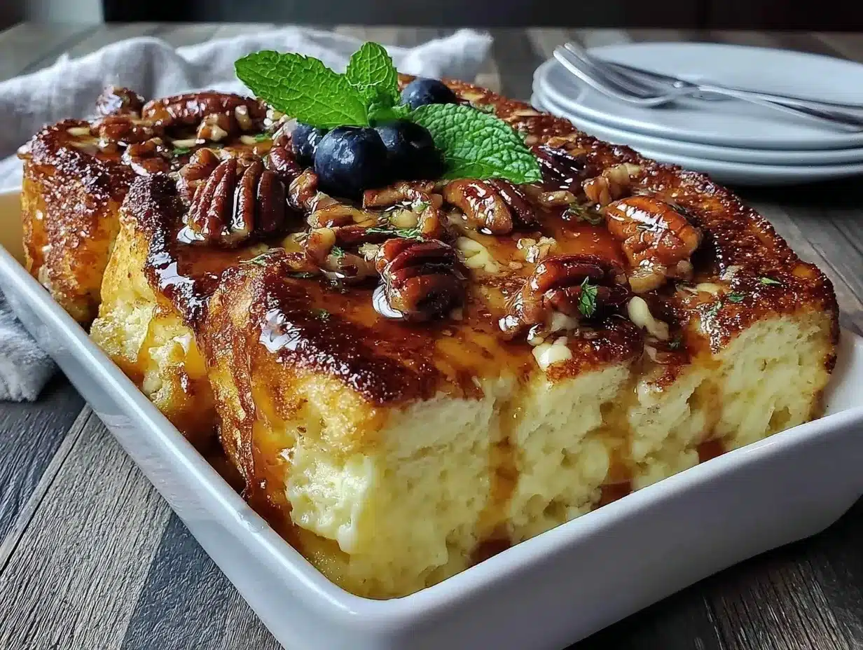 fluffy pancake casserole preparation steps