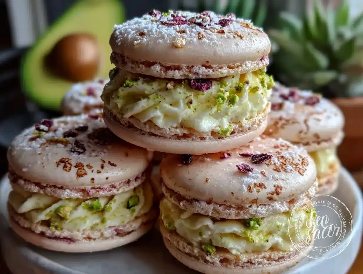 French Macaron Tower preparation steps