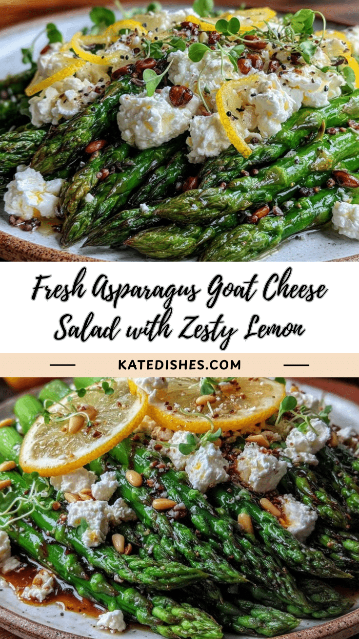 fresh asparagus and goat cheese salad recipe