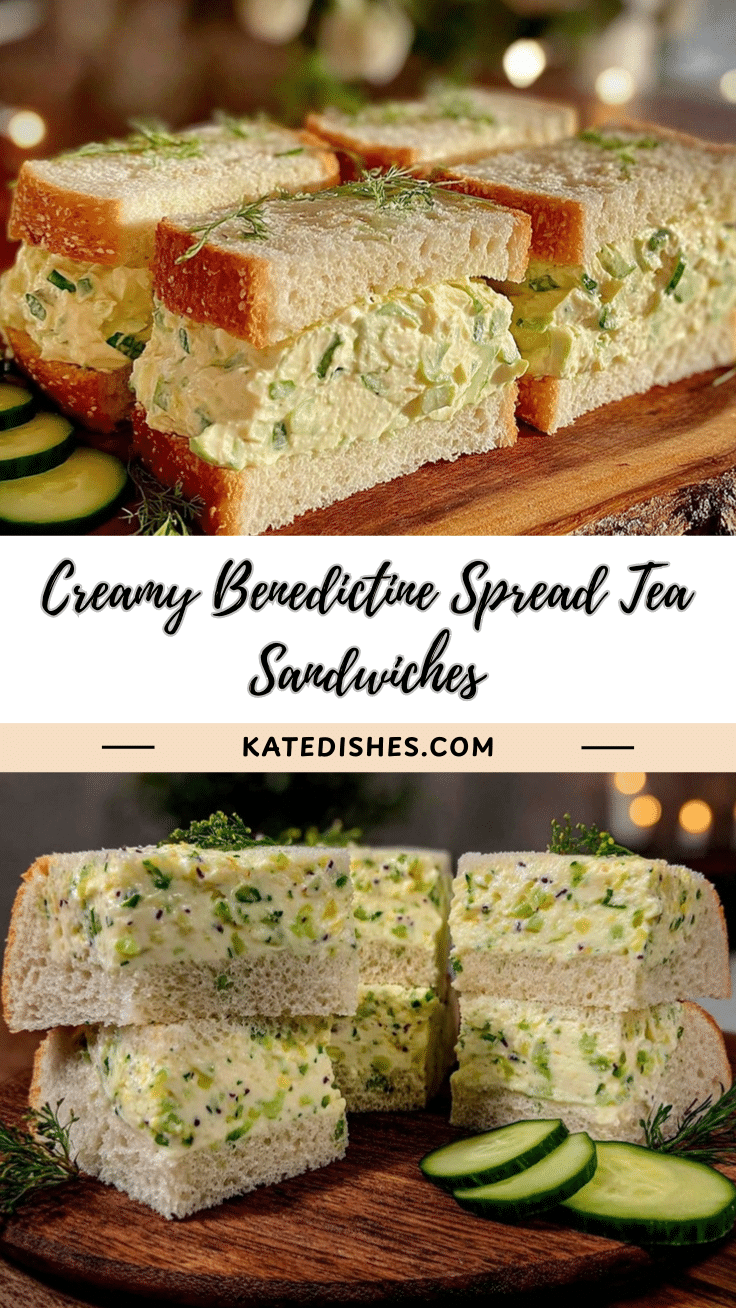fresh Benedictine spread tea sandwiches recipe