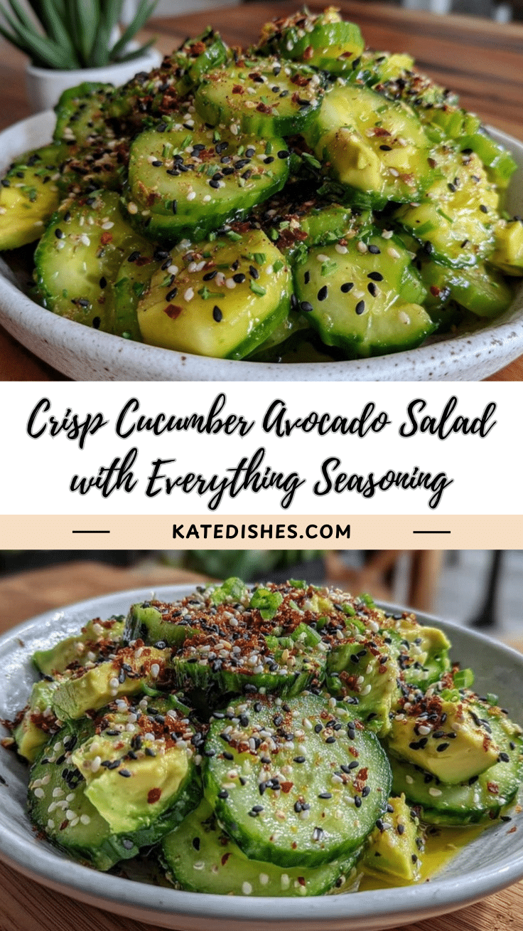 fresh cucumber avocado salad recipe